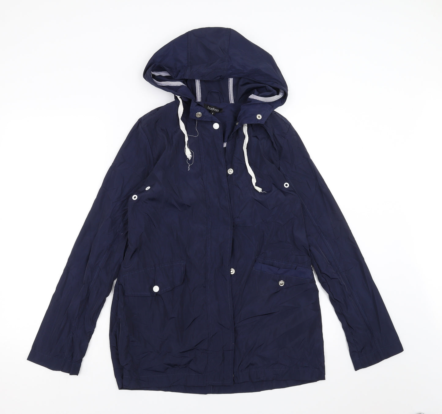 Boohoo Womens Blue   Jacket  Size 6