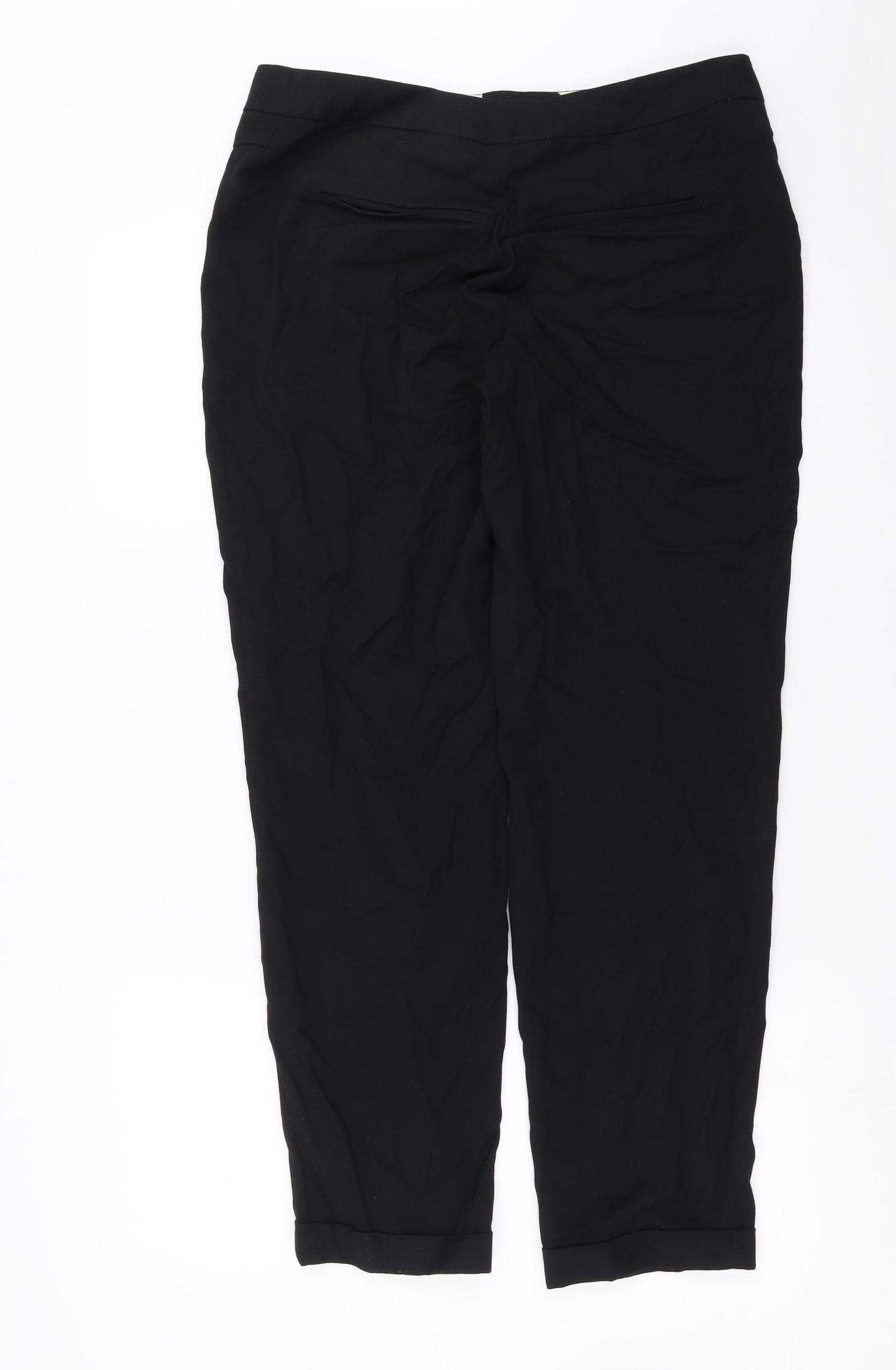 NEXT Womens Black   Trousers  Size 32 in L29 in