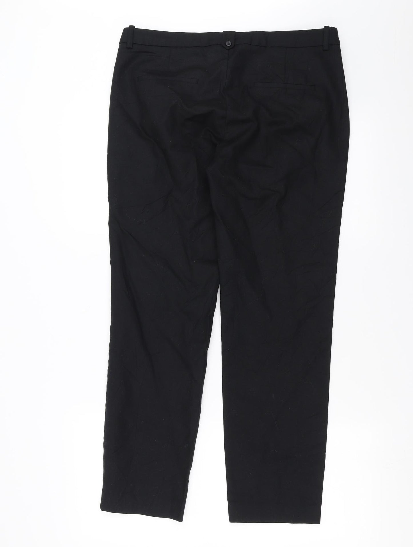 Zara Womens Black   Trousers  Size 12 L27 in