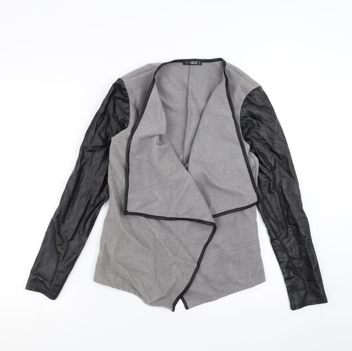 Quiz Womens Grey Jacket Size 8