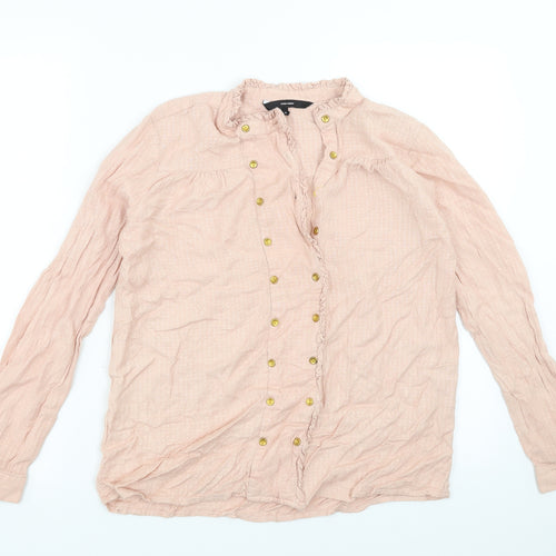 VERO MODA Womens Pink   Basic Blouse Size M