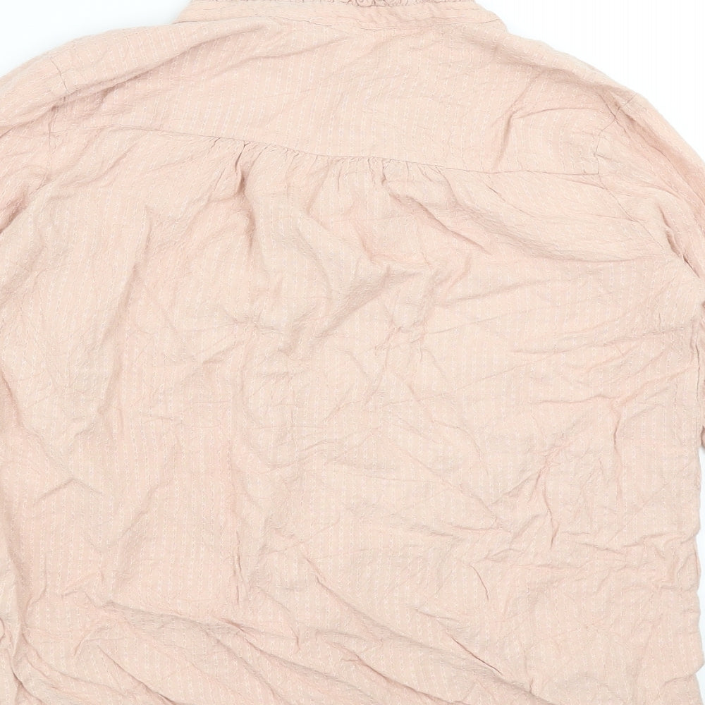 VERO MODA Womens Pink   Basic Blouse Size M
