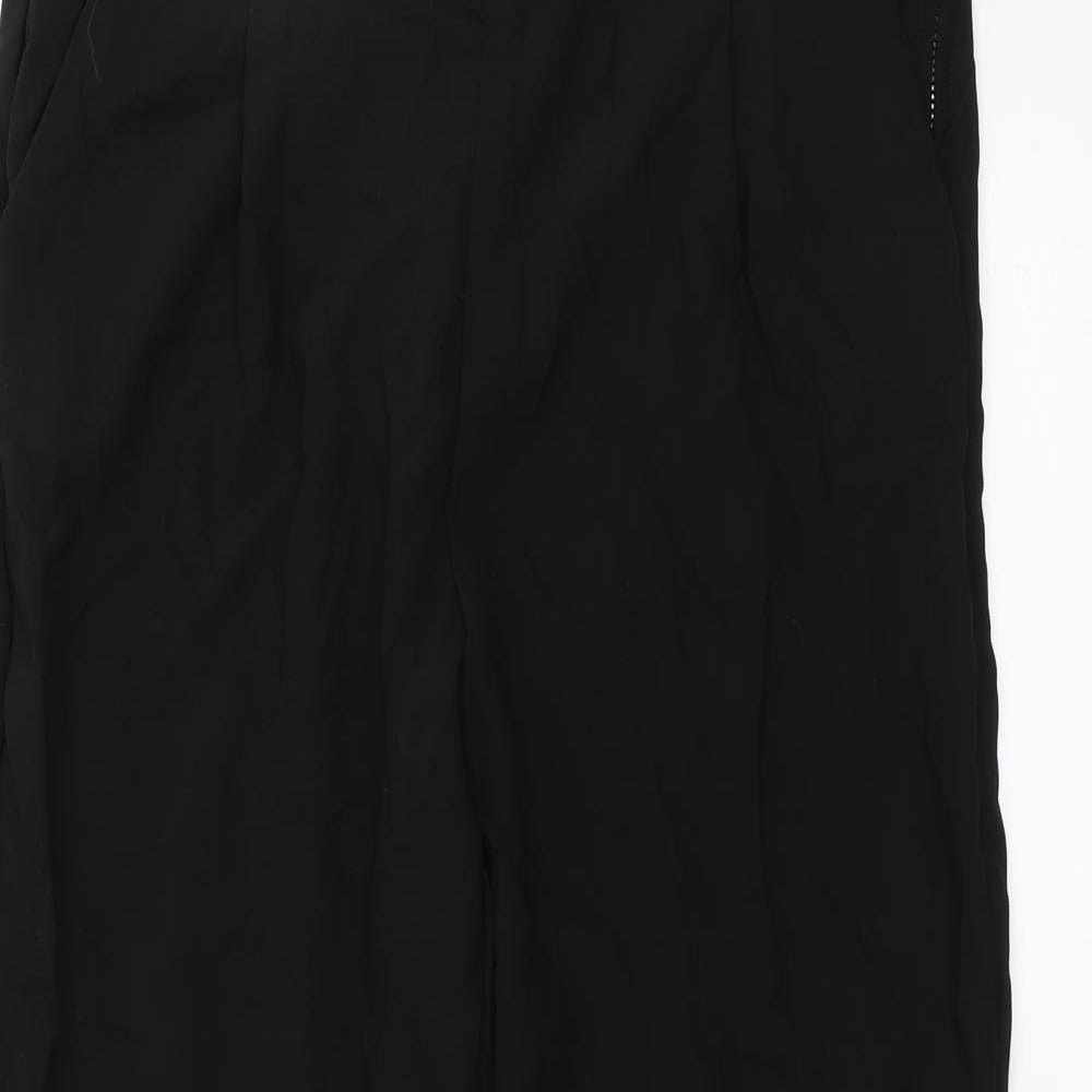 H&M Womens Black   Trousers  Size 12 L28 in