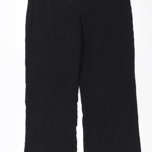 Sainsburys Womens Black   Trousers  Size 14 L28 in