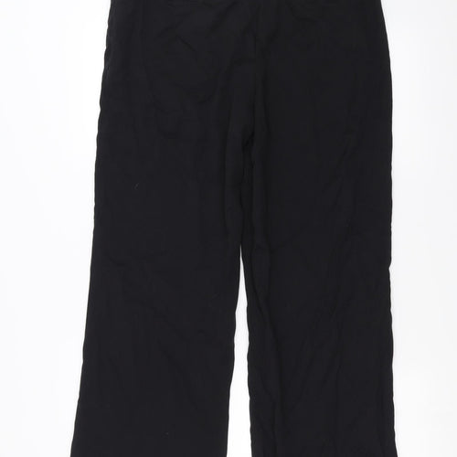 Sainsburys Womens Black   Trousers  Size 14 L28 in