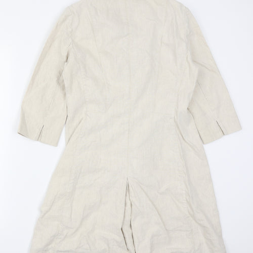 Per Una Womens Beige   Trench Coat Coat Size 10