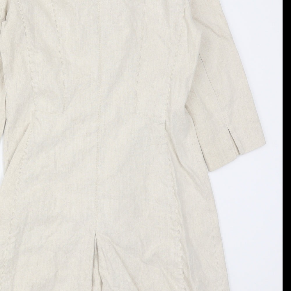 Per Una Womens Beige   Trench Coat Coat Size 10