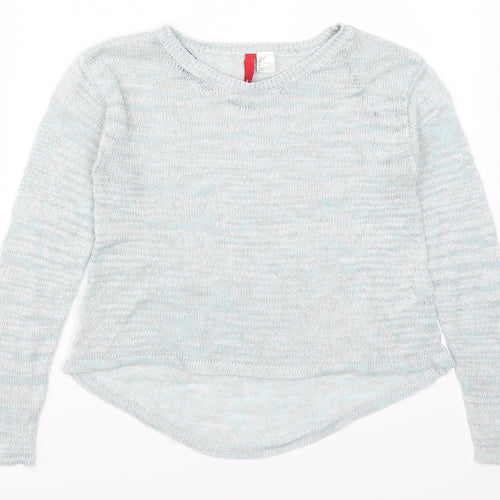 H&M Womens Blue   Pullover Jumper Size 6