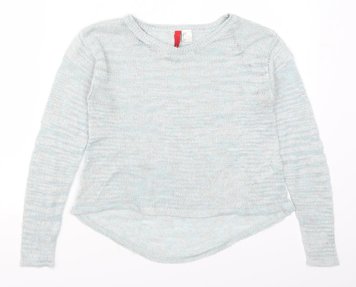 H&M Womens Blue   Pullover Jumper Size 6
