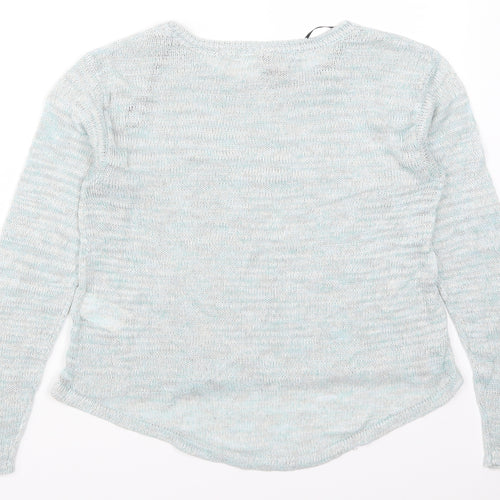 H&M Womens Blue   Pullover Jumper Size 6