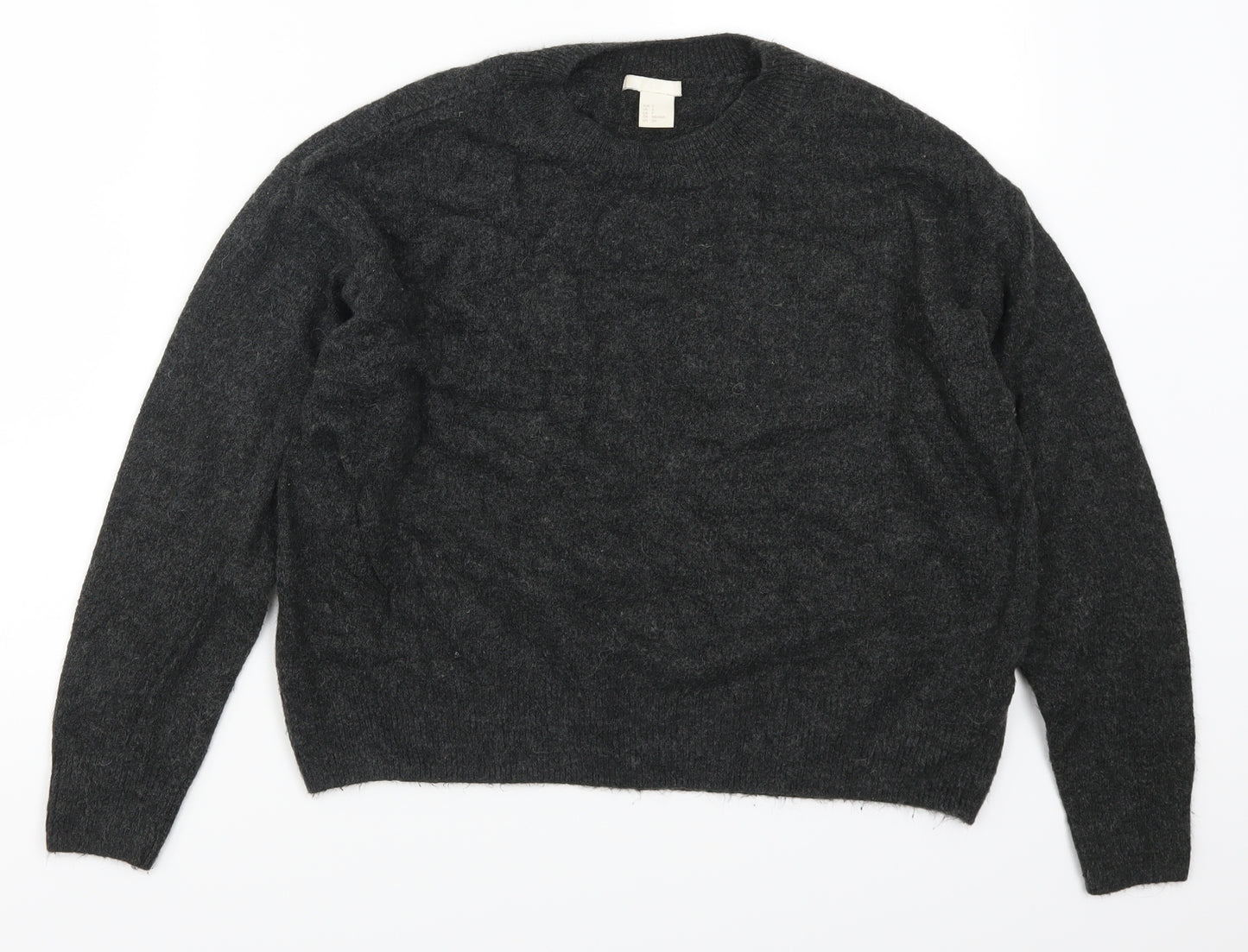 H&M Womens Grey   Pullover Jumper Size S