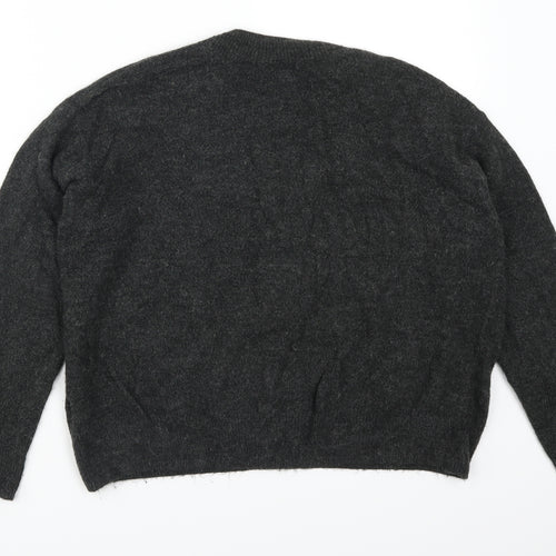 H&M Womens Grey   Pullover Jumper Size S