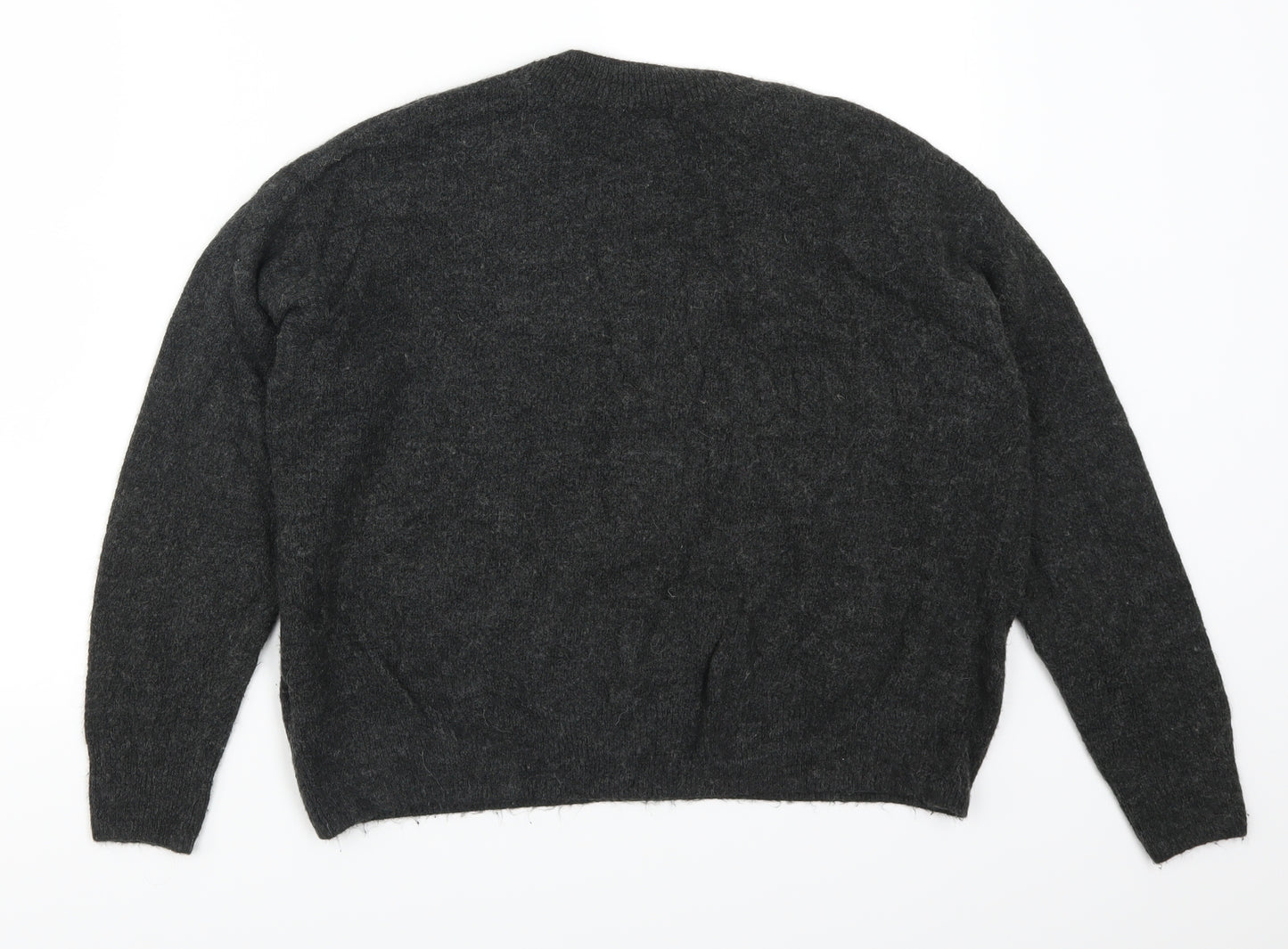 H&M Womens Grey   Pullover Jumper Size S