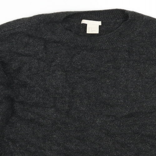 H&M Womens Grey   Pullover Jumper Size S