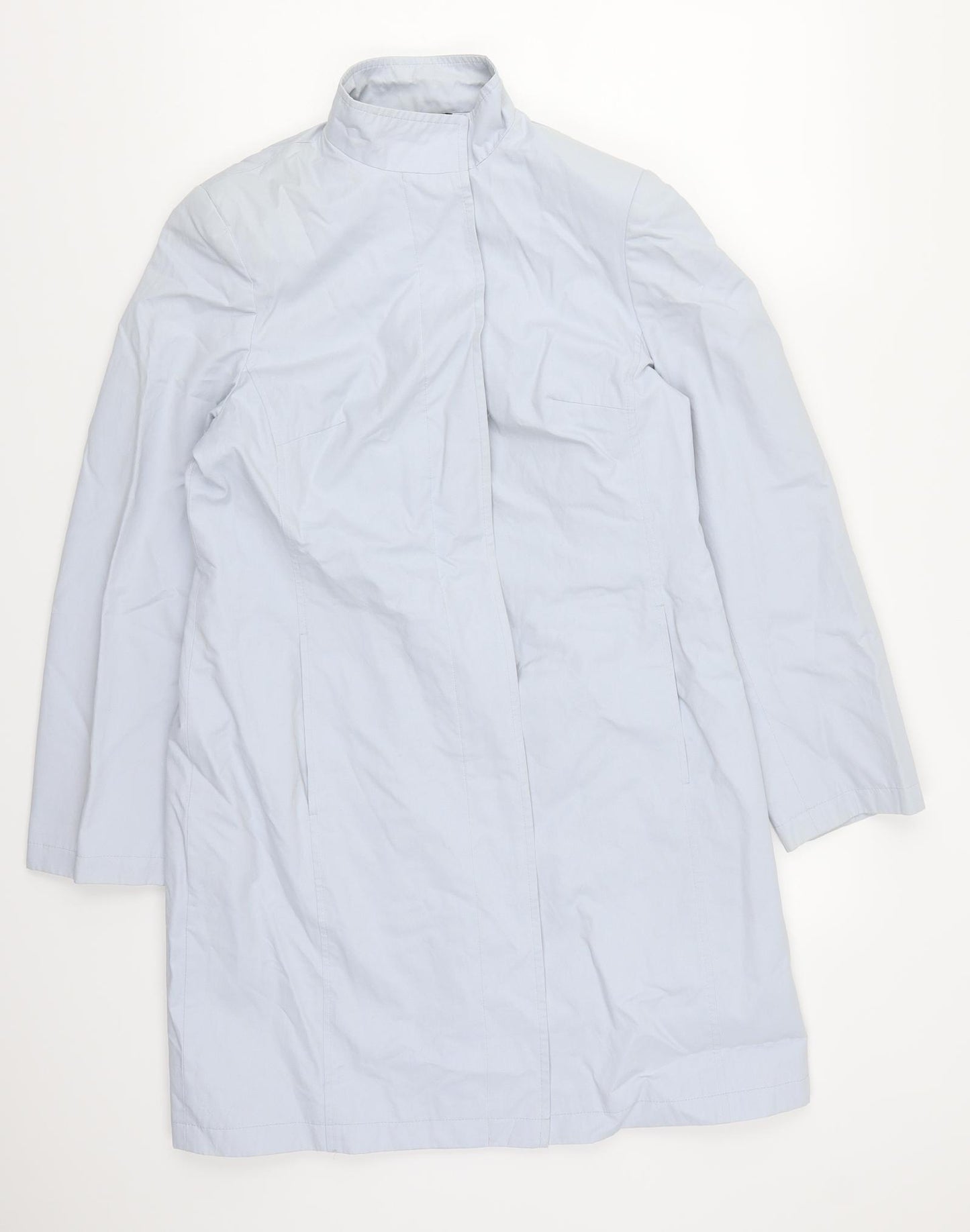 George Womens Blue   Overcoat Coat Size 10