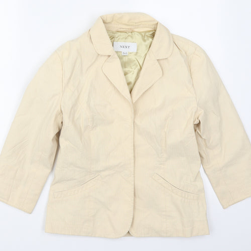 NEXT Womens Beige   Jacket  Size 12