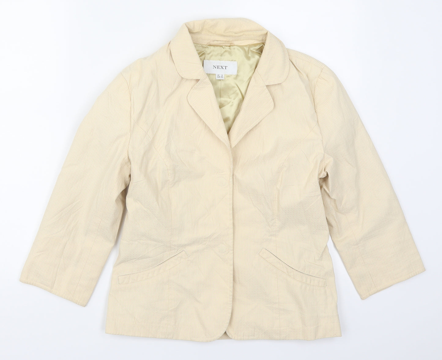 NEXT Womens Beige   Jacket  Size 12