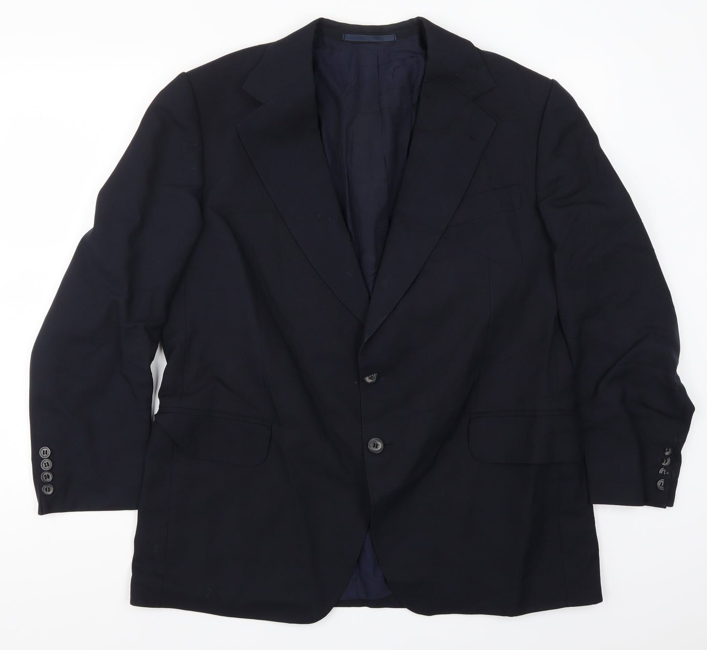 Preworn Mens Blue   Jacket Suit Jacket Size 42