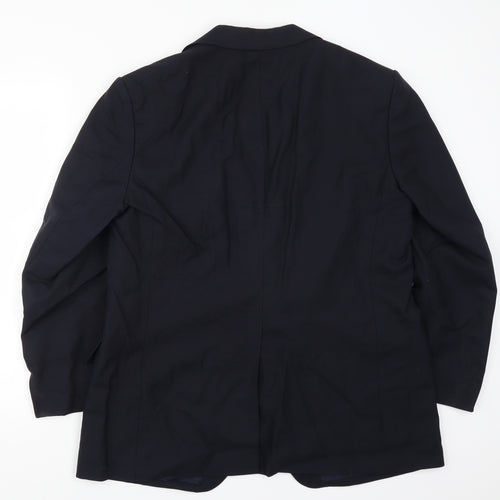 Preworn Mens Blue   Jacket Suit Jacket Size 42