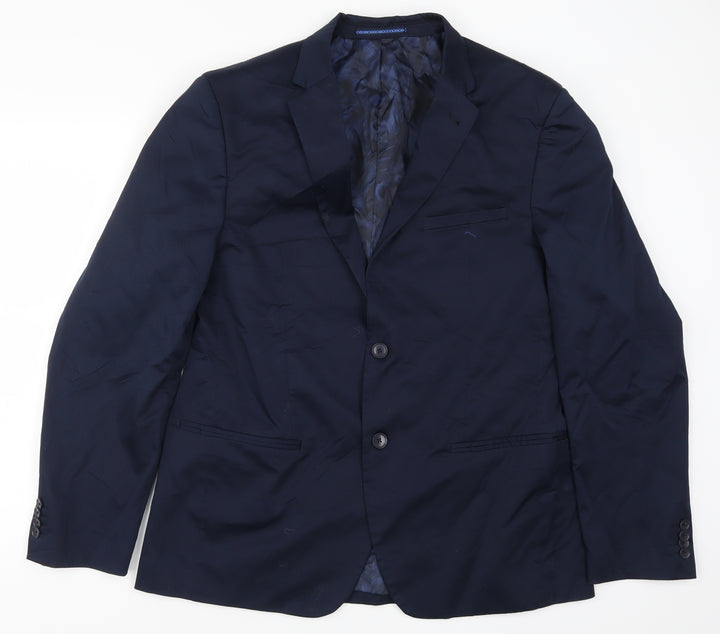 C&A Mens Blue Jacket Suit Jacket Size 42