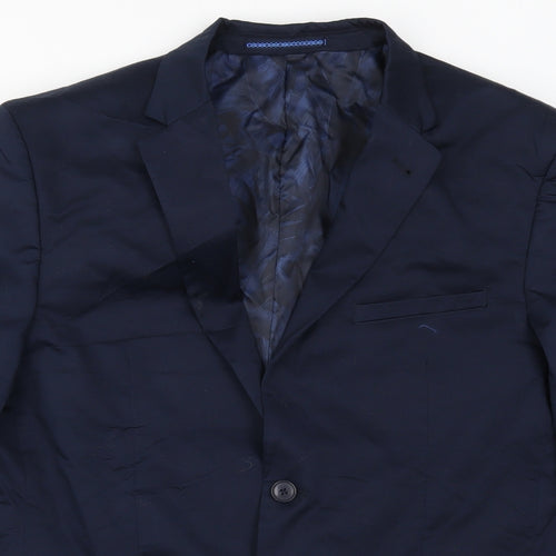 C&A Mens Blue   Jacket Suit Jacket Size 42