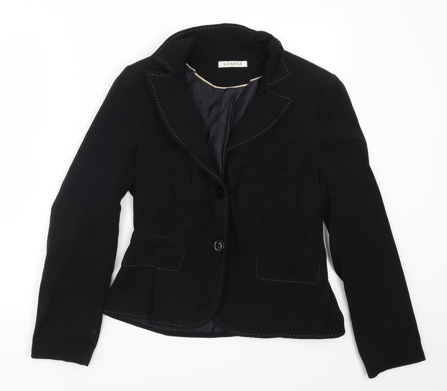 George Womens Black   Jacket Suit Jacket Size 12
