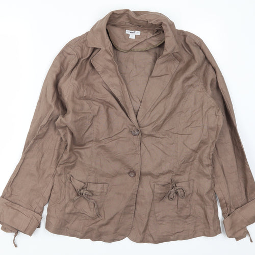 Queenspark Womens Brown   Jacket  Size 12