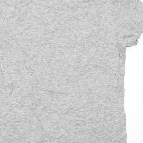 Primark Boys Grey   Basic T-Shirt Size 10-11 Years  - NYC Brooklyn Skull