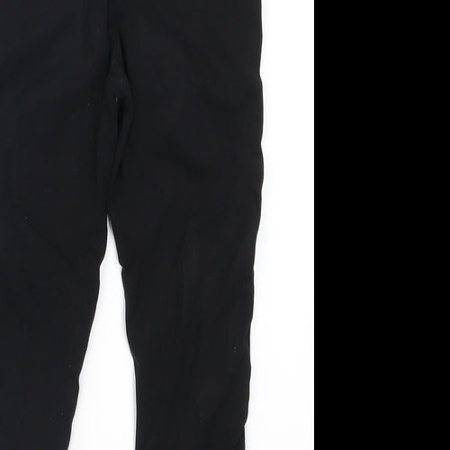 H&M Girls Black   Carrot Trousers Size 10-11 Years