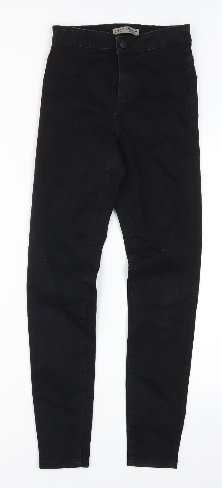 Denim Co Womens Black  Denim Skinny Jeans Size 8 L28 in