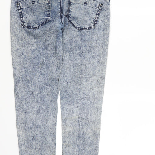 Denim Co Womens Blue  Denim Jegging Jeans Size 6 L28 in - Acid Wash