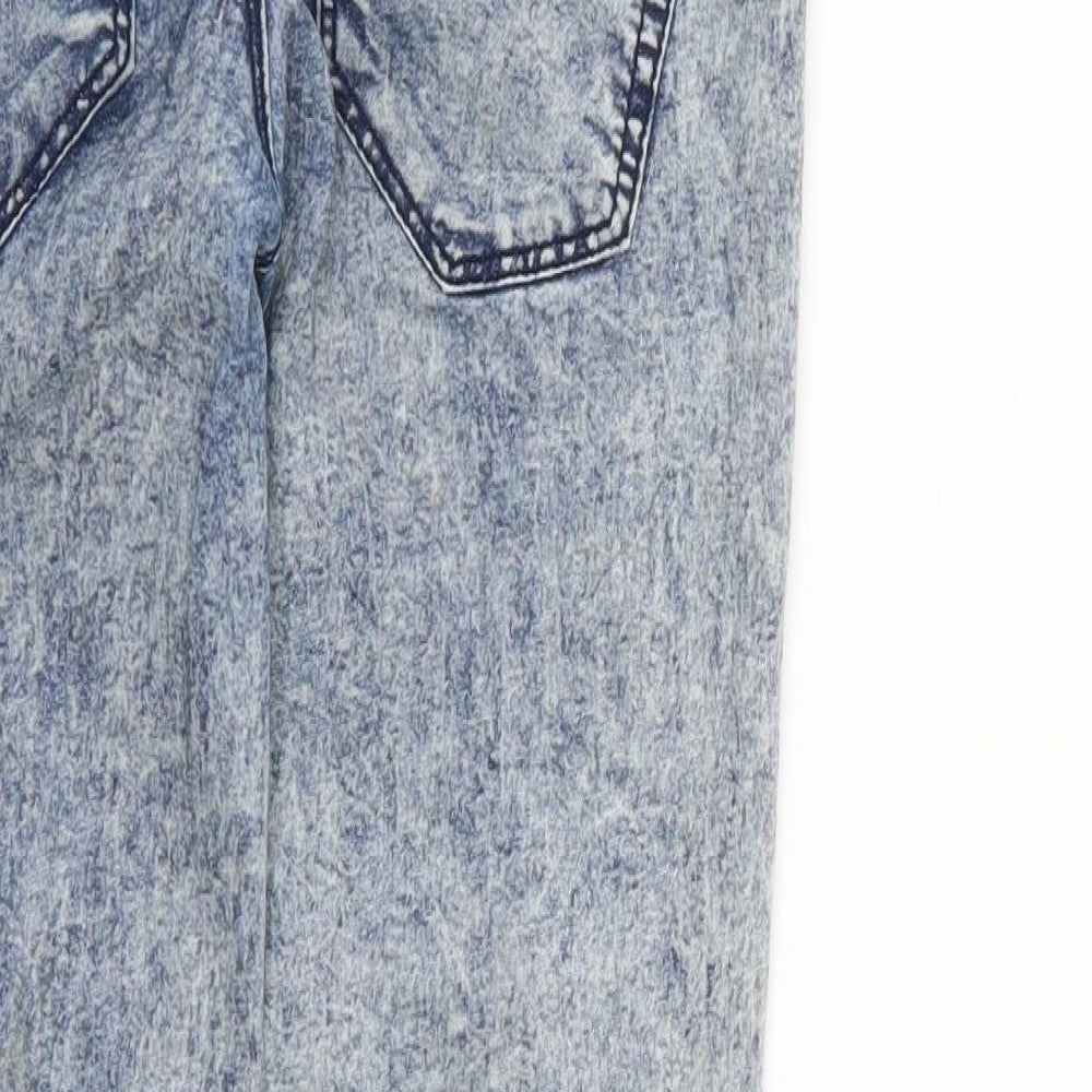 Denim Co Womens Blue  Denim Jegging Jeans Size 6 L28 in - Acid Wash