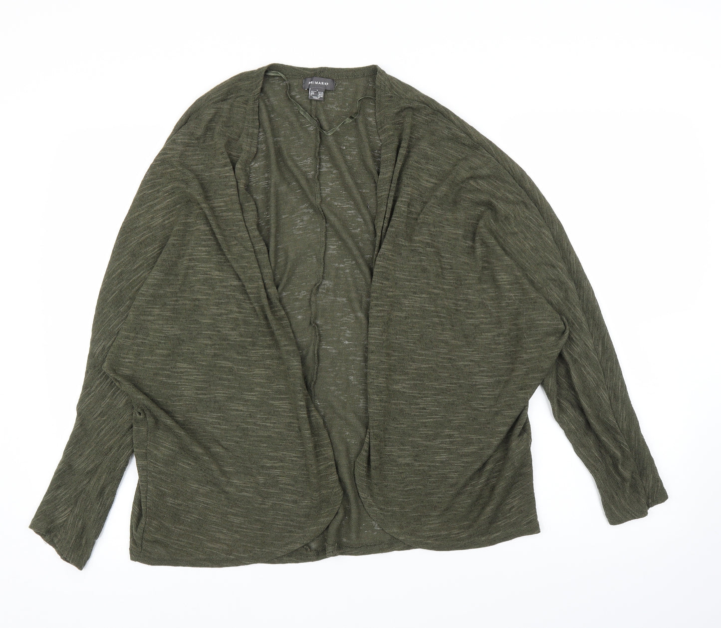 Primark Womens Green   Cardigan Jumper Size L