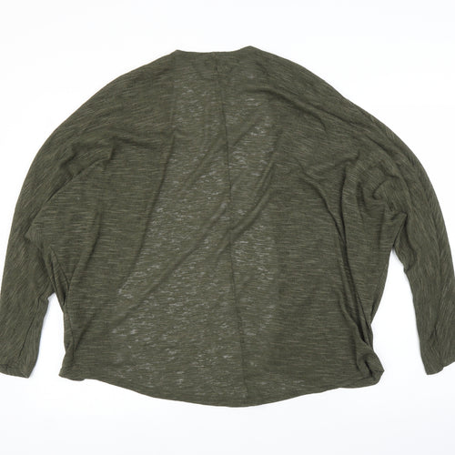 Primark Womens Green   Cardigan Jumper Size L