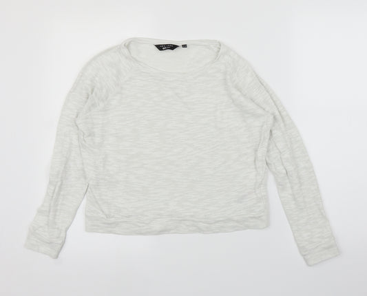 Front view of New Look girls’ white jumper, size 12-13, years
