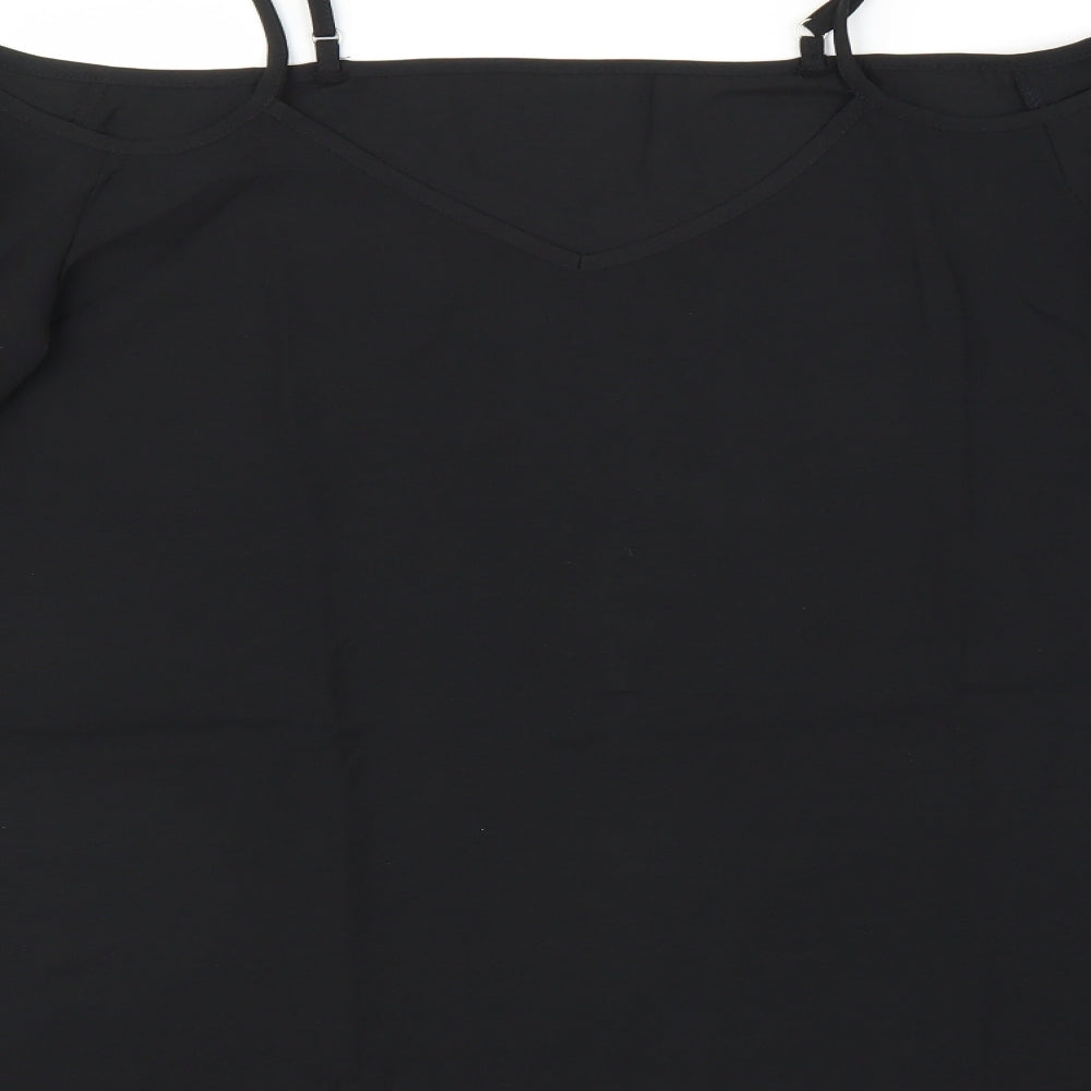 Preworn Womens Black   Basic Blouse Size L