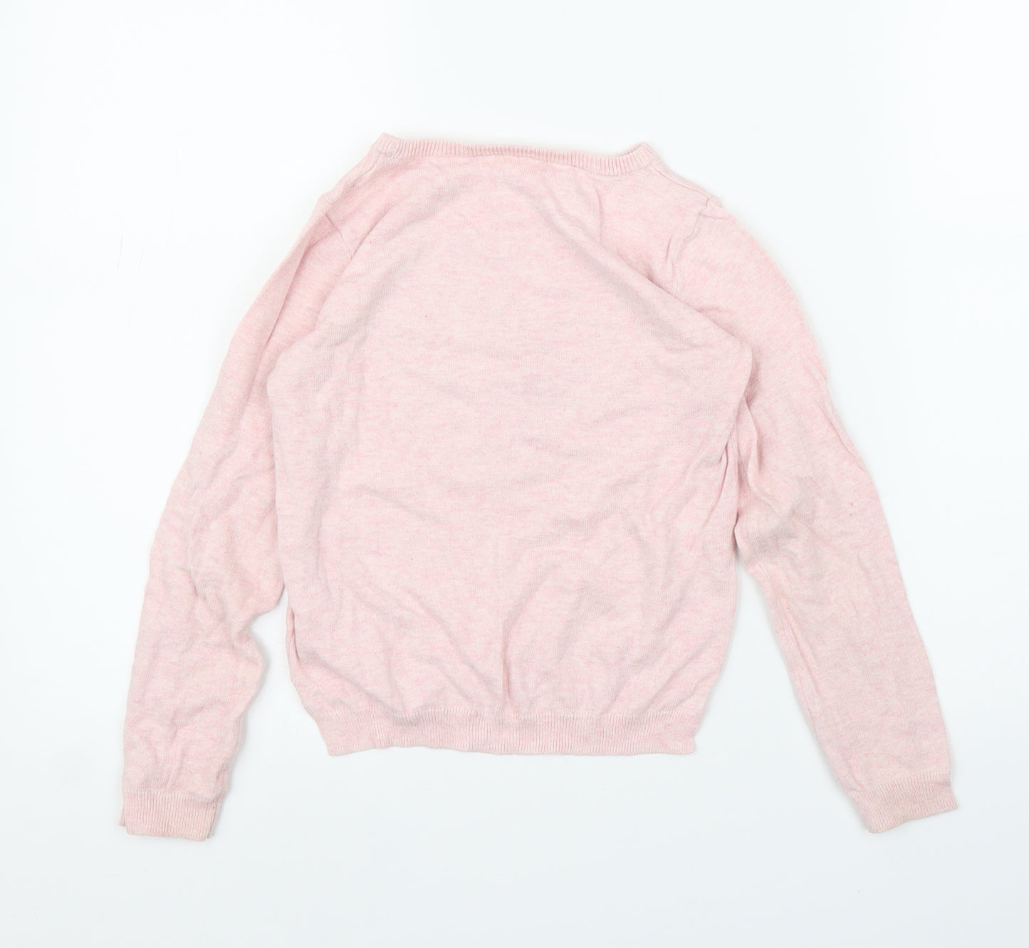 H&M Girls Pink   Pullover Jumper Size 5 Years