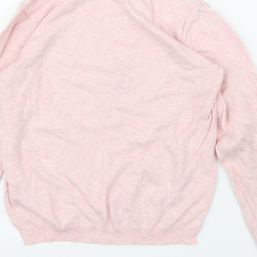 H&M Girls Pink   Pullover Jumper Size 5 Years