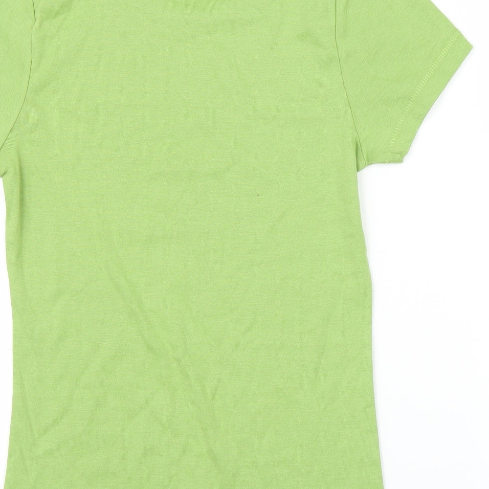 TU Womens Green   Basic T-Shirt Size 10