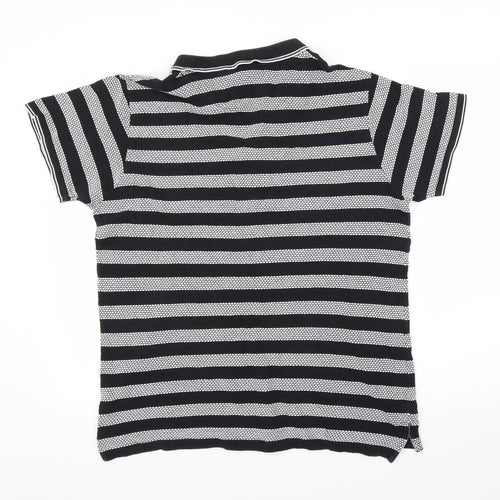 Twisted Soul Mens Black Striped   T-Shirt Size XL