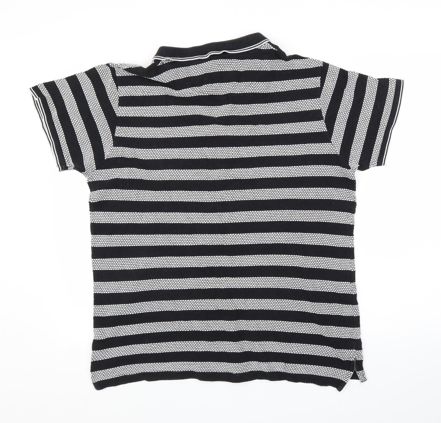 Twisted Soul Mens Black Striped   T-Shirt Size XL