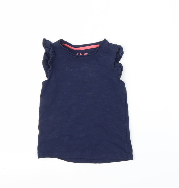 F&F Girls Blue Tunic T-Shirt Size 18-24 Months