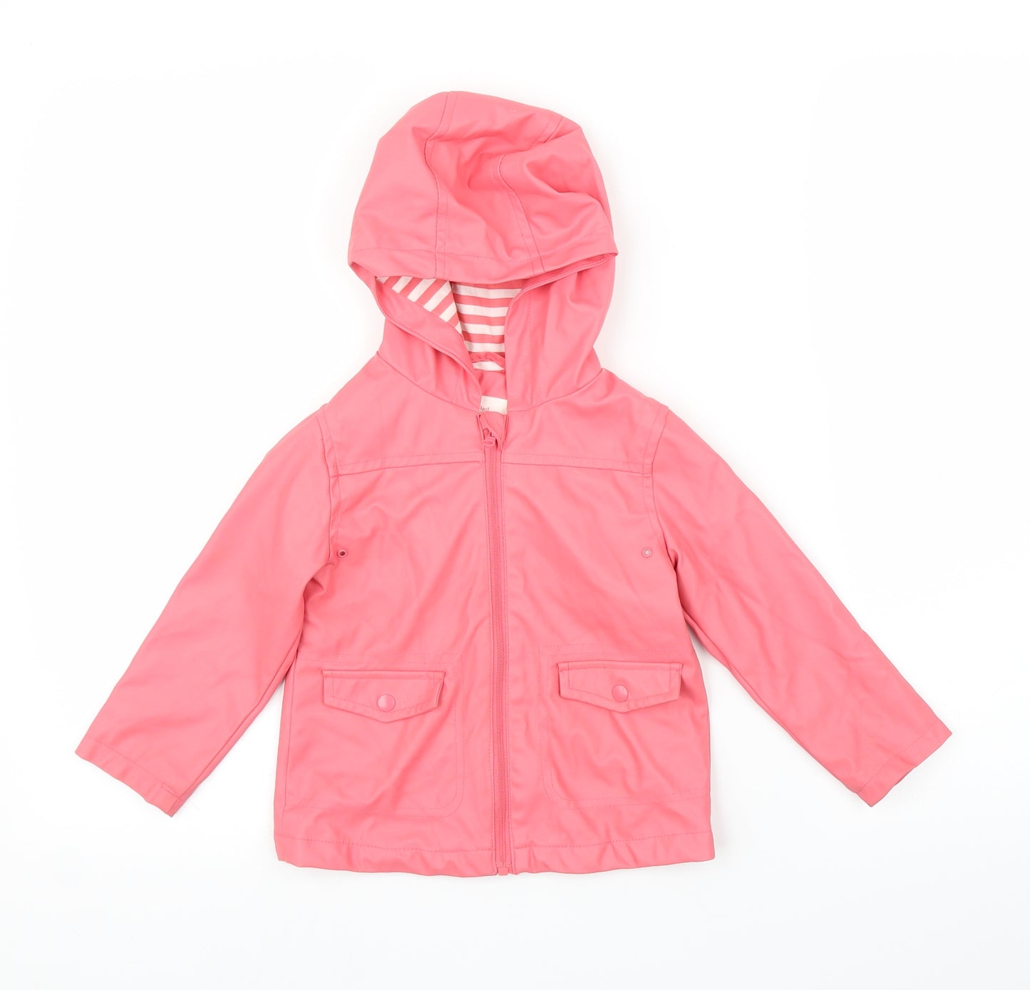 F&F Girls Pink   Rain Coat Coat Size 18-24 Months