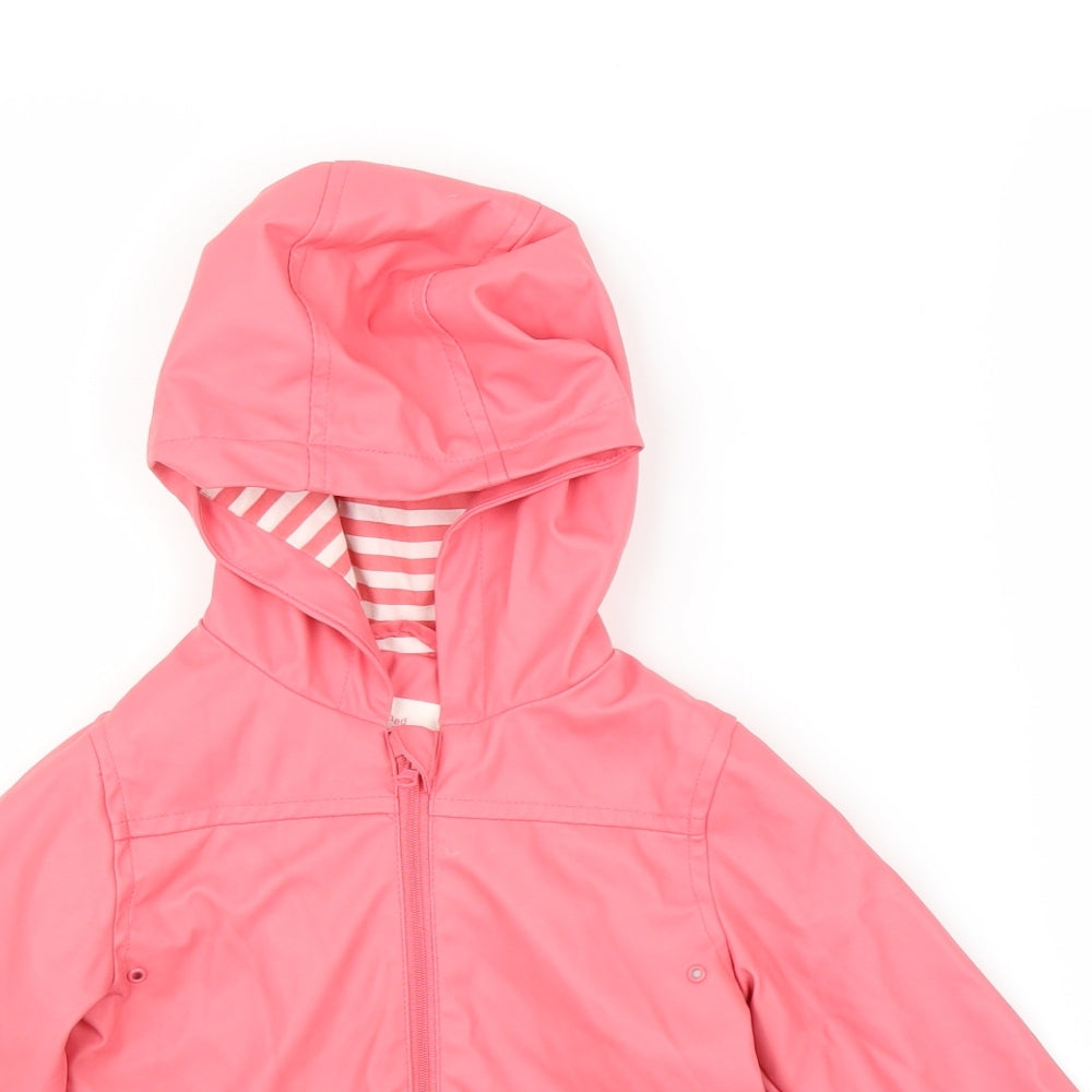 F&F Girls Pink   Rain Coat Coat Size 18-24 Months