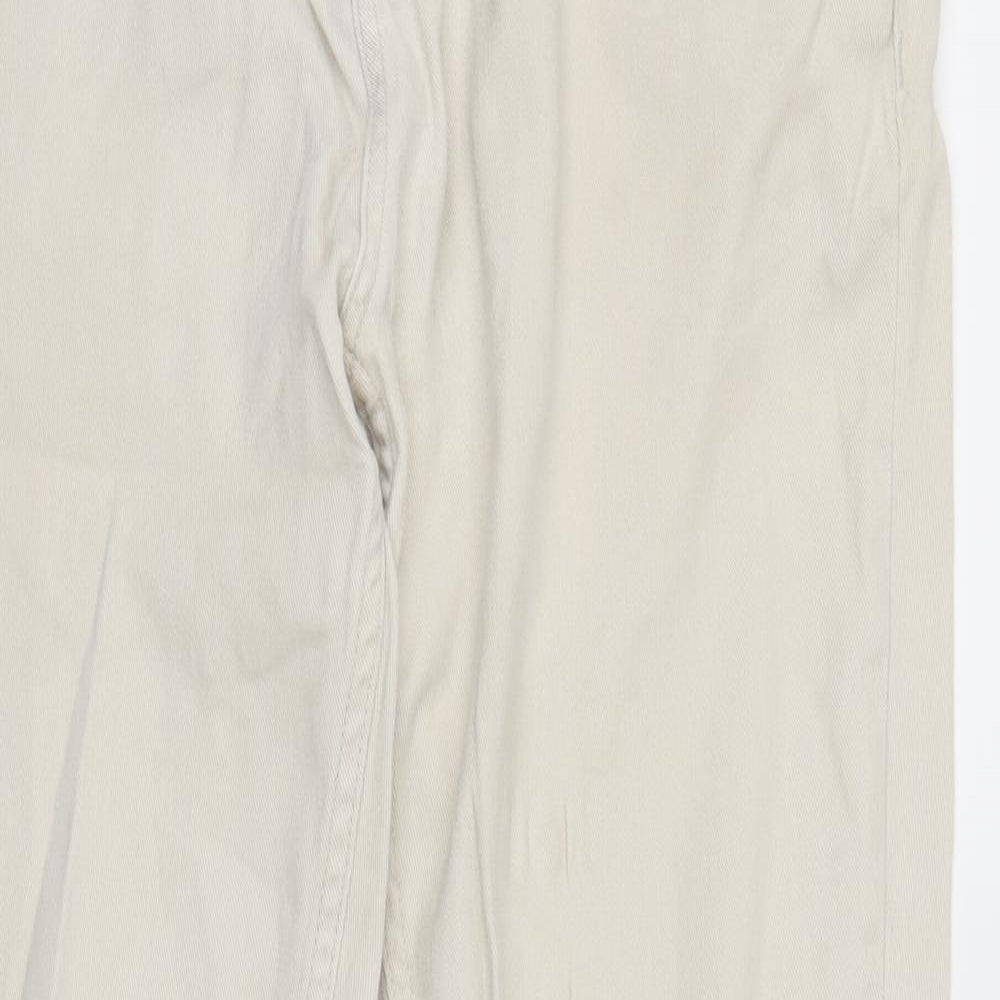 Primark Mens Beige  Denim Straight Jeans Size 34 in L32 in