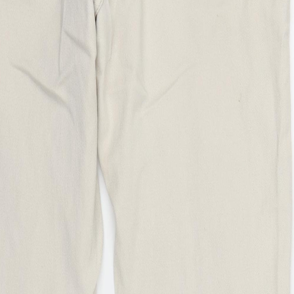 Primark Mens Beige  Denim Straight Jeans Size 34 in L32 in