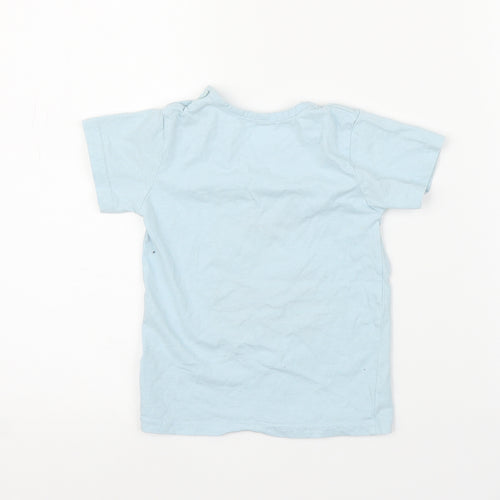 Tian Boys Blue   Basic T-Shirt Size 3-4 Years