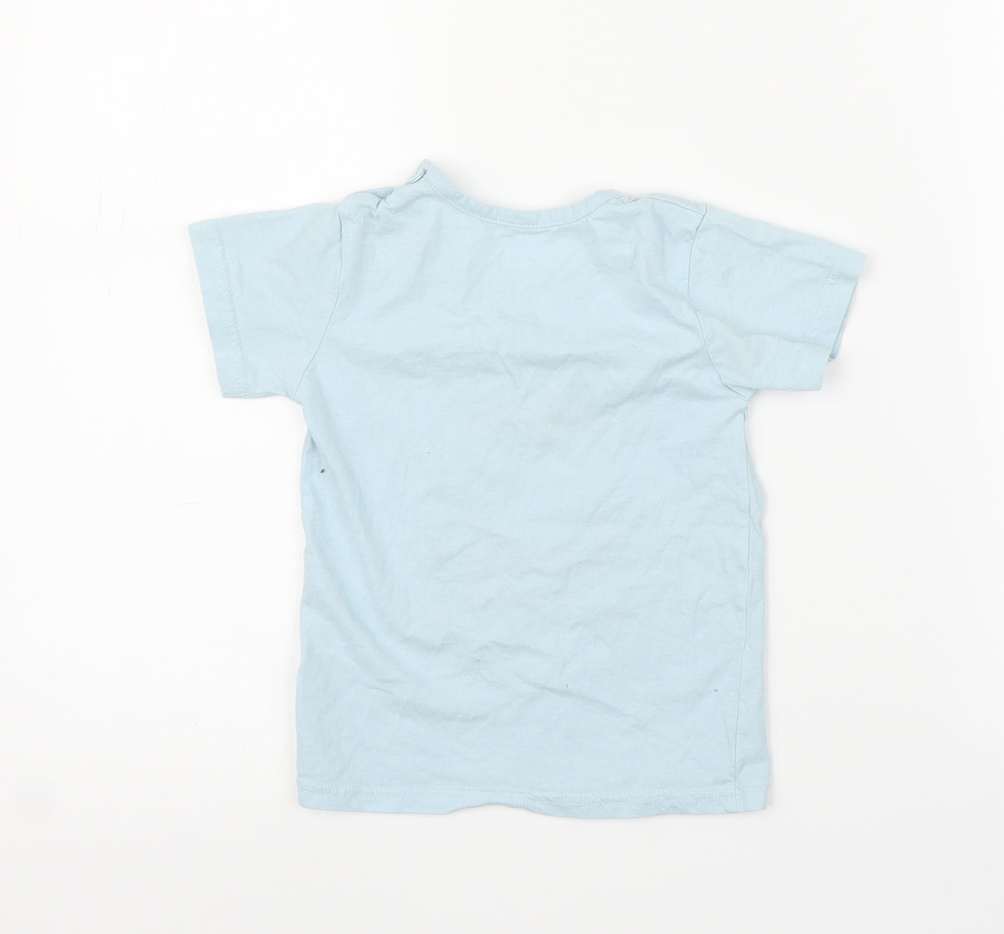 Tian Boys Blue   Basic T-Shirt Size 3-4 Years