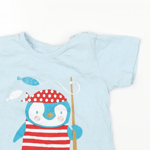 Tian Boys Blue   Basic T-Shirt Size 3-4 Years
