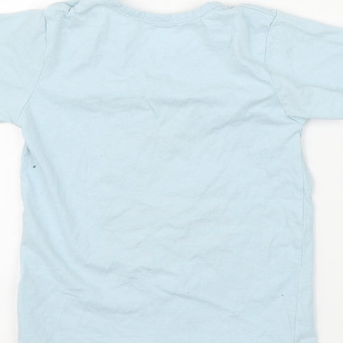 Tian Boys Blue   Basic T-Shirt Size 3-4 Years